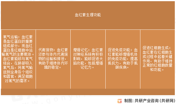 血红素生理功能