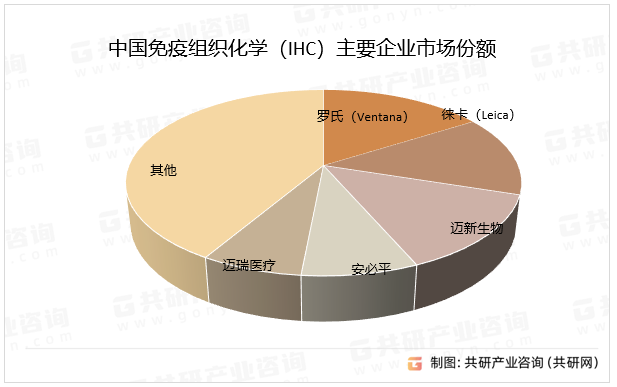 中国免疫组织化学（IHC）主要企业市场份额