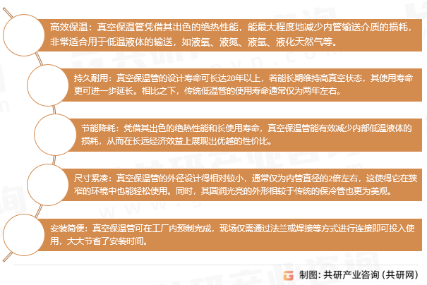真空保温管优点