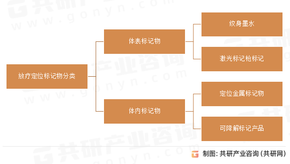 放疗定位标记物分类
