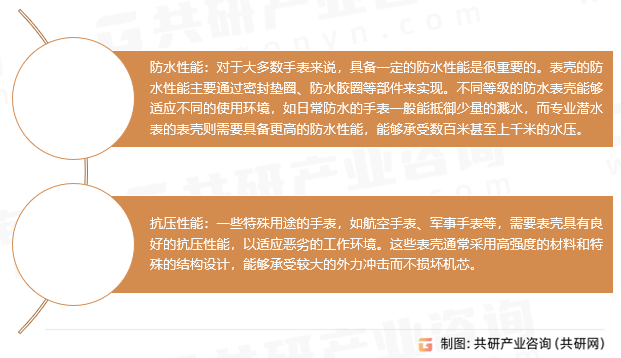 钟表表壳功能特性