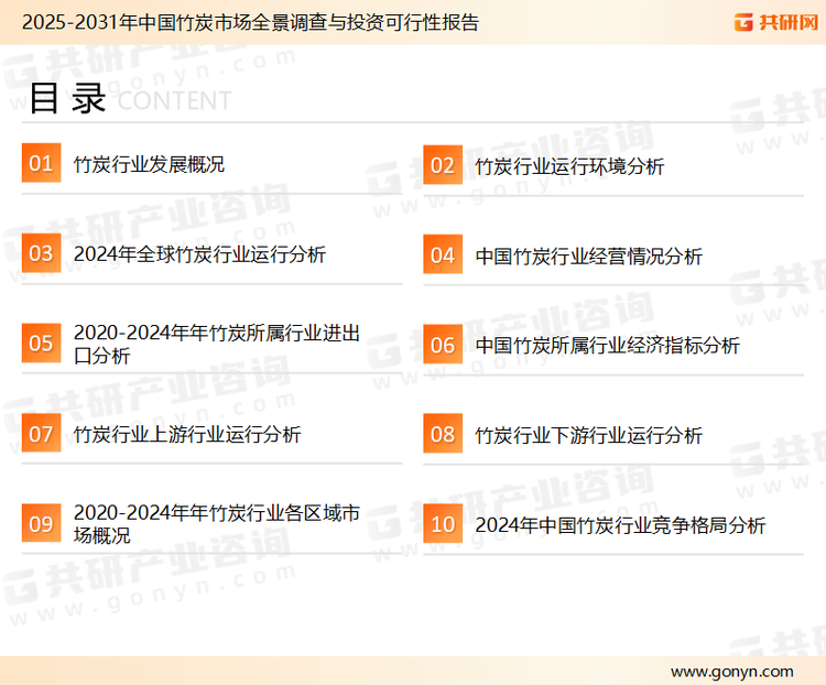 为确保竹炭行业数据精准性以及内容的可参考价值，共研产业研究院团队通过上市公司年报、厂家调研、经销商座谈、专家验证等多渠道开展数据采集工作，并运用共研自主建立的产业分析模型，结合市场、行业和厂商进行深度剖析，能够反映当前市场现状、热点、动态及未来趋势，使从业者能够从多种维度、多个侧面综合了解当前竹炭行业的发展态势。
