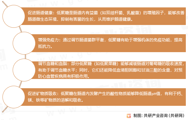 低聚糖的功能与作用