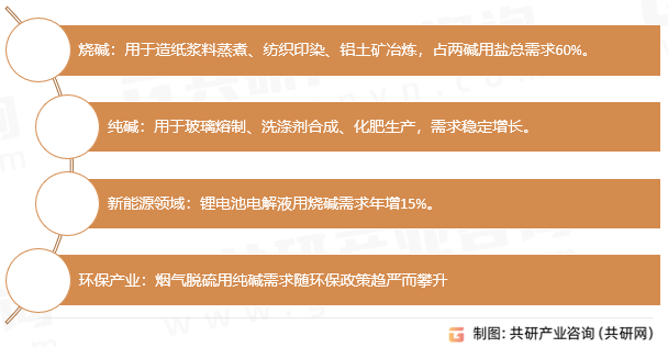 两碱用盐行业应用领域