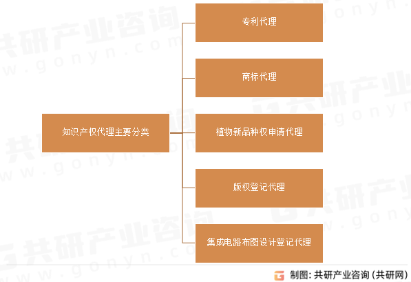 知识产权代理主要分类