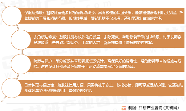 凝胶袜主要功能与用途