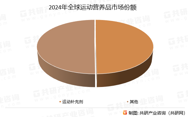 2024年全球运动营养品市场份额