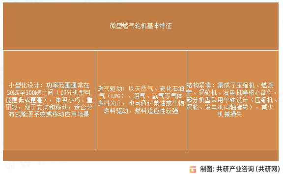 微型燃气轮机基本特征