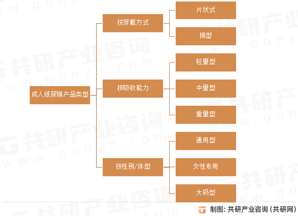 成人纸尿裤产品类型