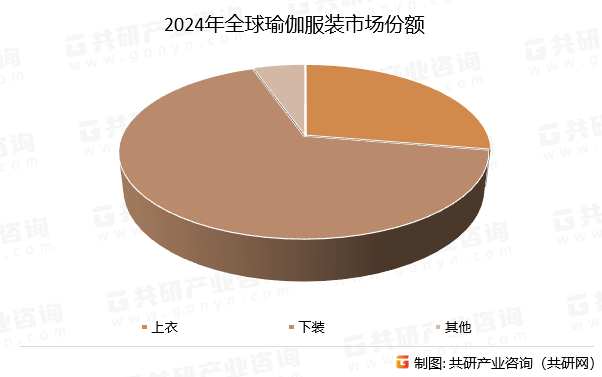2024年全球瑜伽服装市场份额
