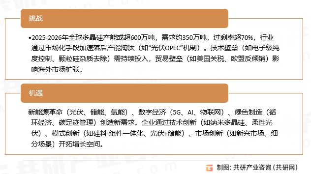 多晶硅挑战与机遇