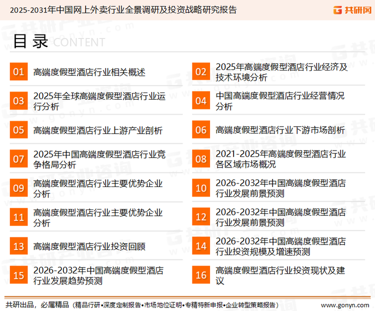 为确保网上外卖行业数据精准性以及内容的可参考价值，共研产业研究院团队通过上市公司年报、厂家调研、经销商座谈、专家验证等多渠道开展数据采集工作，并运用共研自主建立的产业分析模型，结合市场、行业和厂商进行深度剖析，能够反映当前市场现状、热点、动态及未来趋势，使从业者能够从多种维度、多个侧面综合了解当前网上外卖行业的发展态势。