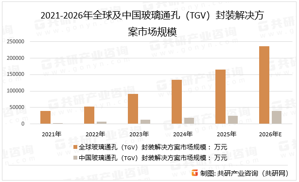 2021-2026年全球及中国玻璃通孔（TGV）封装解决方案市场规模