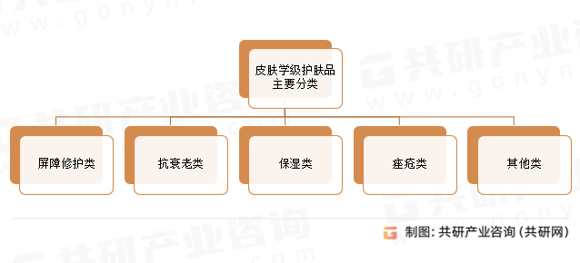 皮肤学级护肤品主要分类