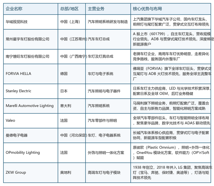 5.2 主要企业布局
