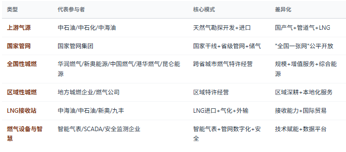 四、竞争格局：多元参与者