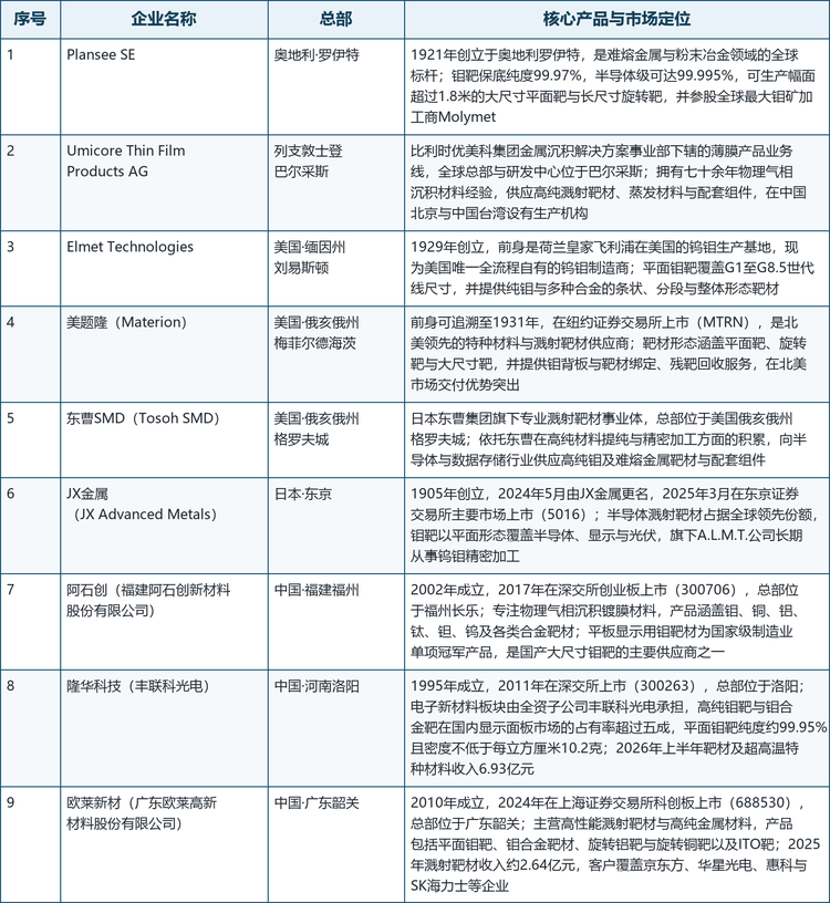 本文选取的9家核心企业覆盖了上述三条路线，其产品形态与市场定位如下表所示。