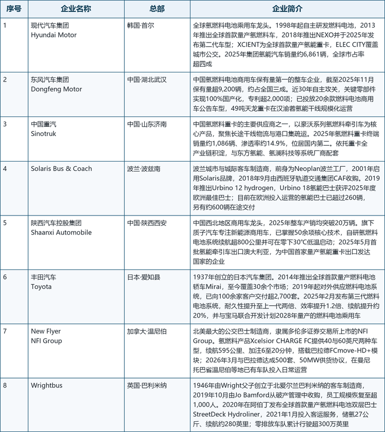 本文选取的8家核心企业覆盖上述三条路线，其产品定位与市场地位如下表所示。