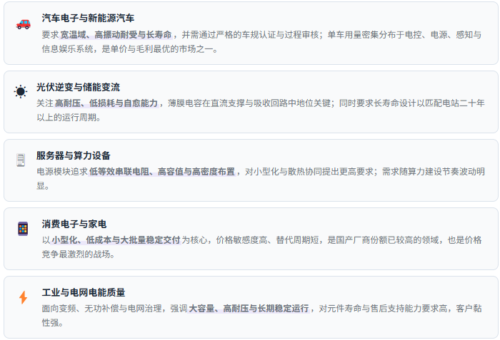 需求场景速览：五类应用的功能诉求差异