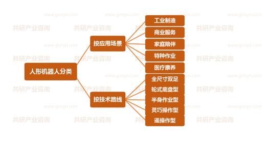 人形机器人行业分类