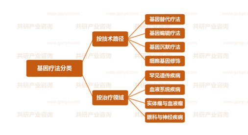基因疗法行业分类